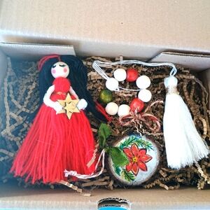 Angel gift set ornaments tree decor